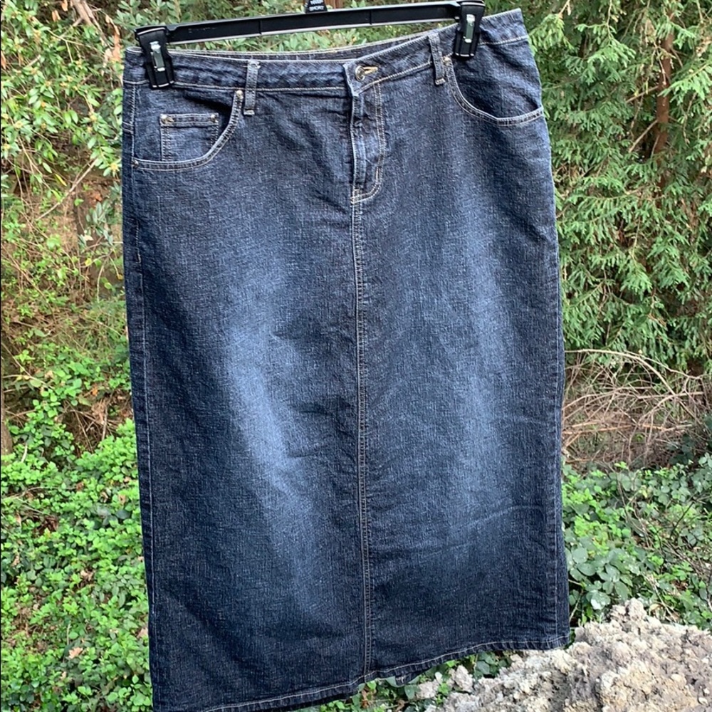 No Boundaries (stretch) denim skirt